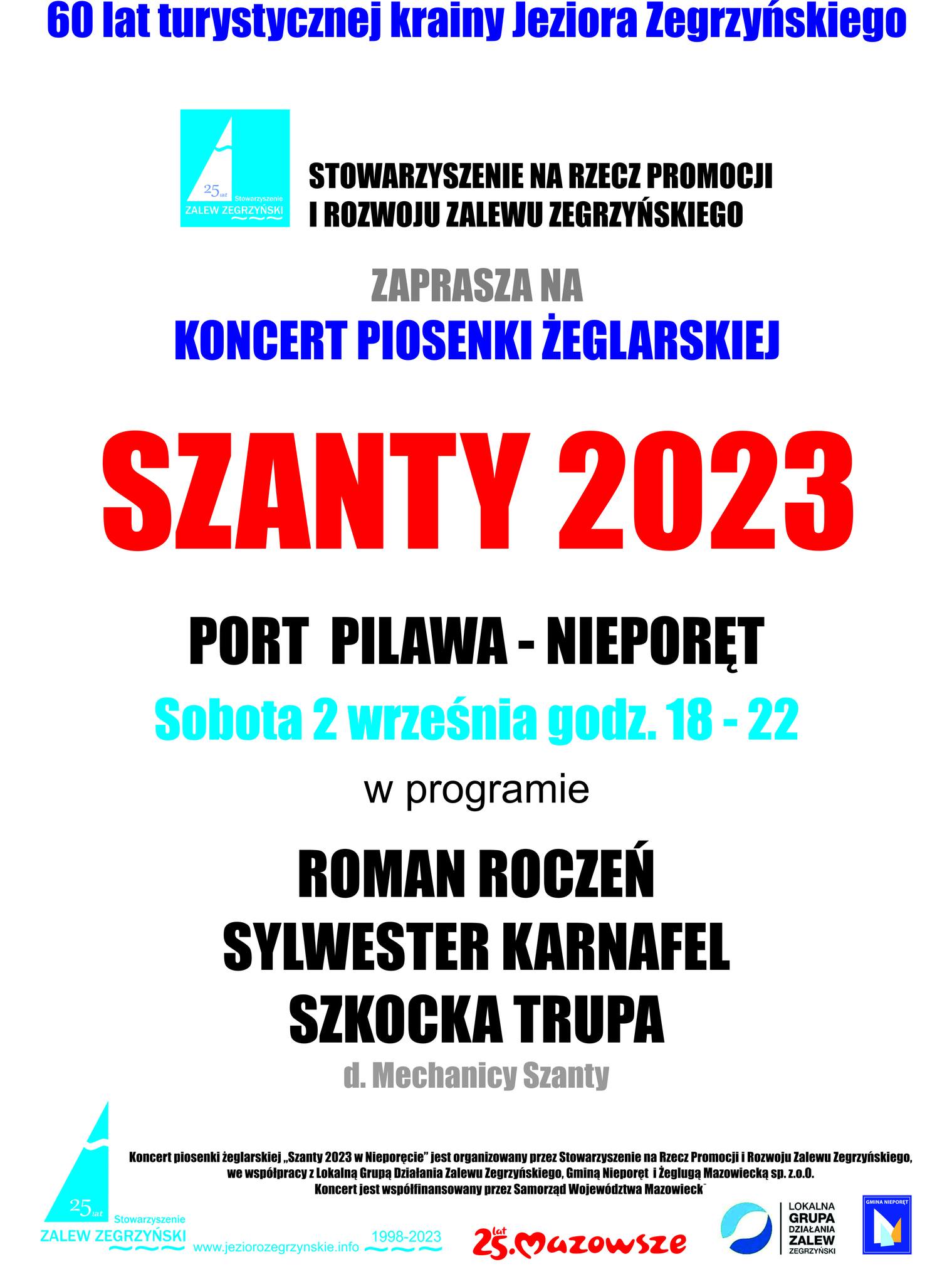 Koncert Piosenki Żeglarskiej - SZANTY 2023