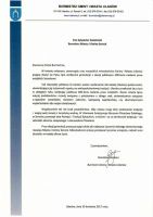 List od Burmistrza Gminy i Miasta Ulanów