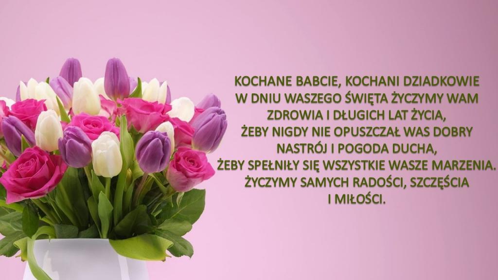 Życzenia z okazji Dnia Babci i Dnia Dziadka