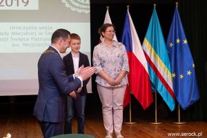 uroczysta sesja z okazji święta patrona Serocka