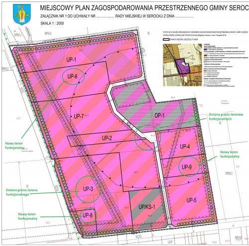 Graficzne omówienie zmian w projekcie planu
