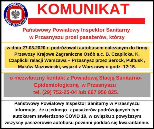 komunikat PSEE Przasnysz