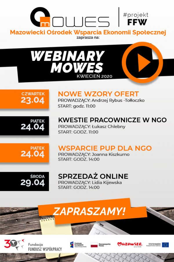 zaproszenie na webinaria