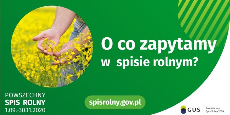 Dotyczy zakresu pytań w Spisie Rolnym 2020