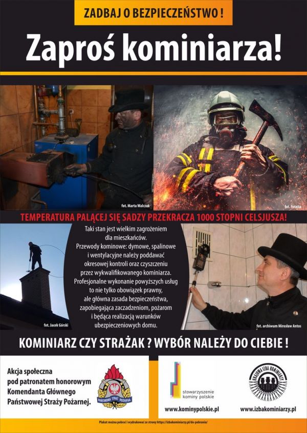 zaproś kominiarza plakat