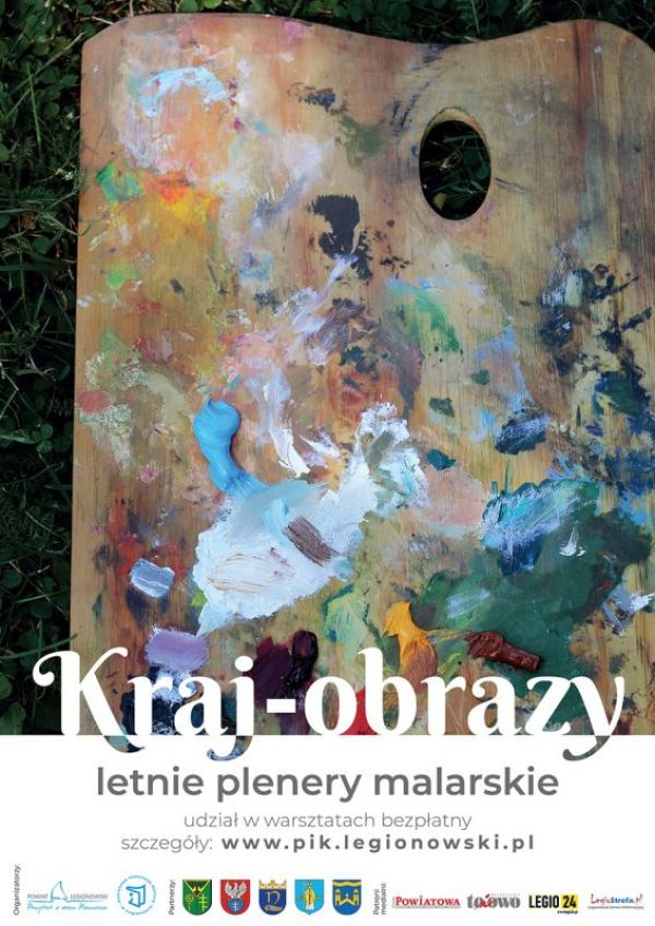 Plakat Kraj-obrazy dot. letnich plenerów malarskich