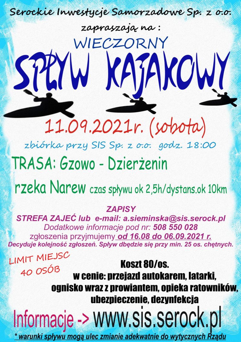 spływ kajakowy