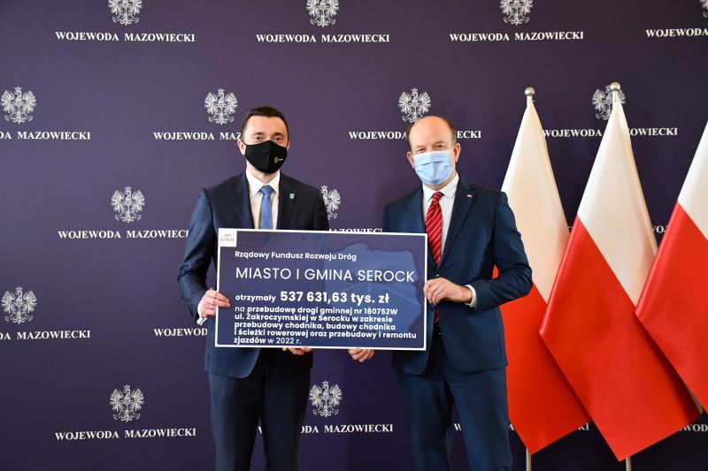 czek na budowę ścieżki