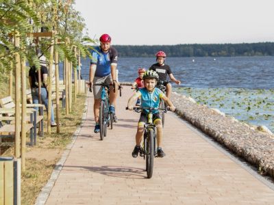 otwarcie ścieżki pieszo-rowerowej w Zegrzu