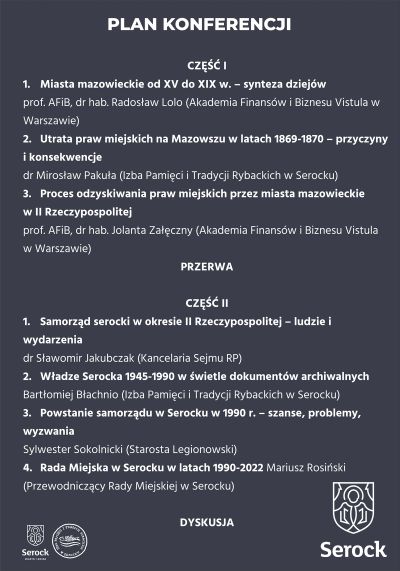 program konferencji historycznej