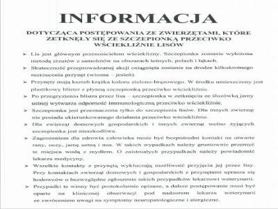 Szczepienie lisów