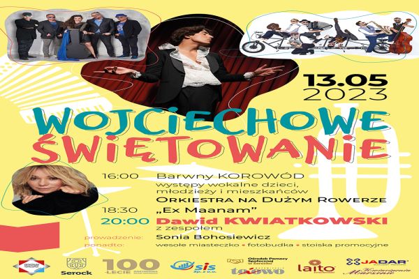 Plakat przedstawia obchody święta patrona