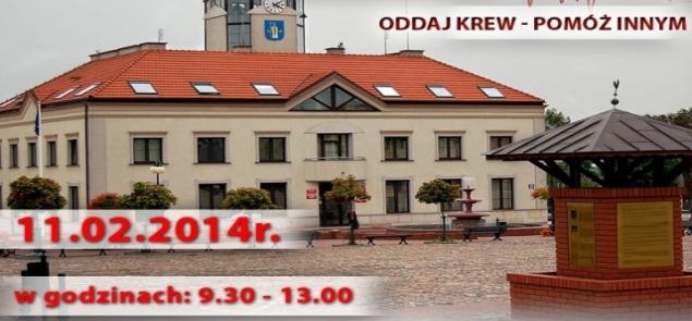 Akcja krwiodawstwa na serockim rynku