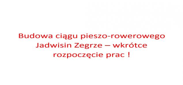 Budowa ciągu pieszo-rowerowego