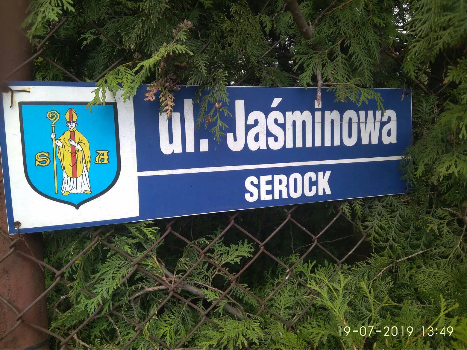 Budowa sieci kanalizacji sanitarnej w ul. Jaśminowej w Serocku
