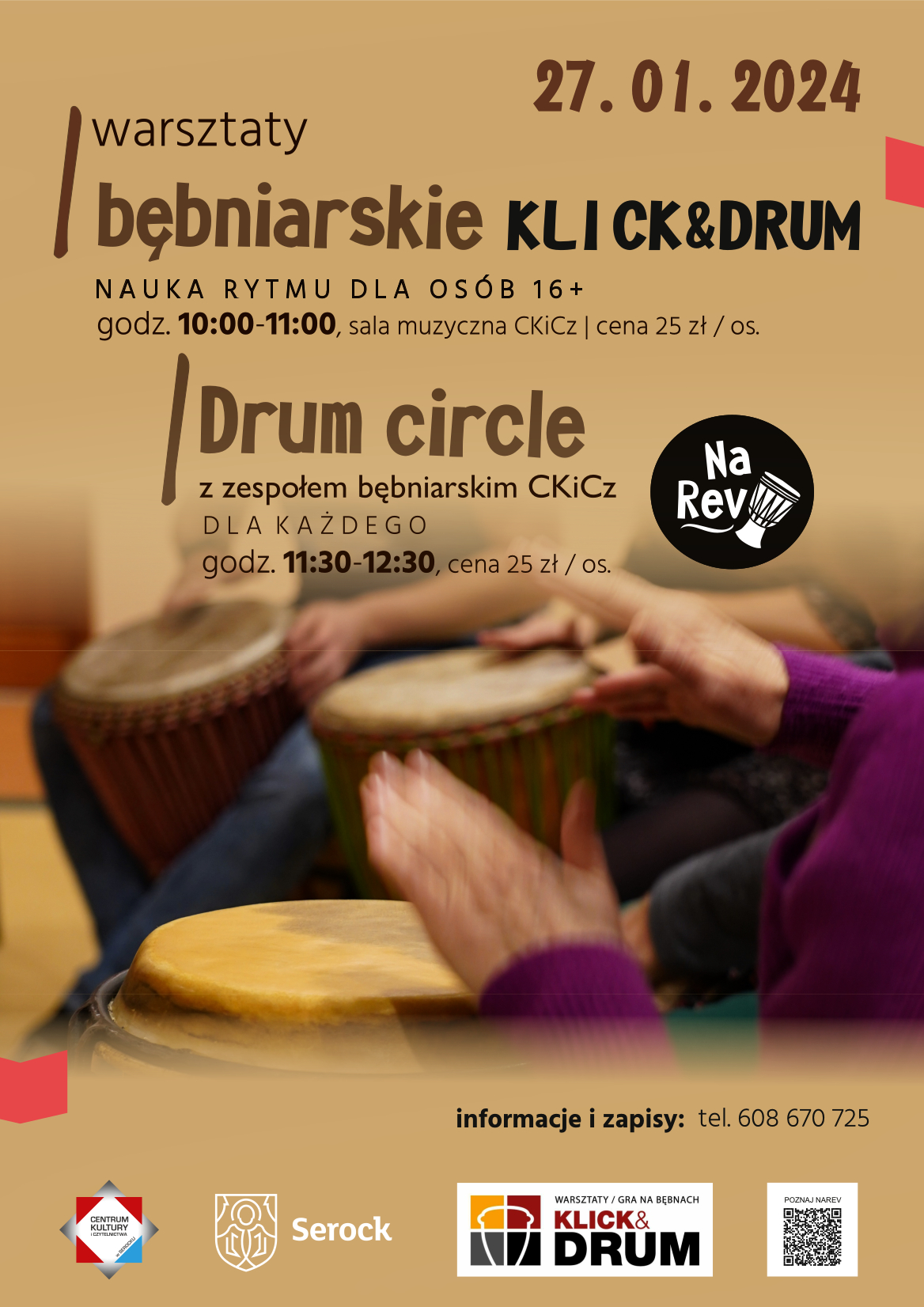 Warsztaty bębniarskie i Drum circle