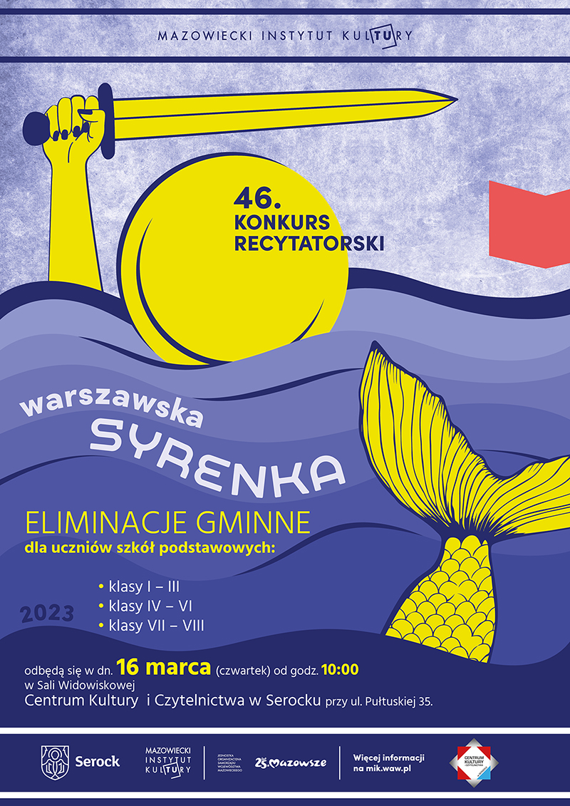 Eliminacje Gminne Konkursu Recytatorskiego Warszawska Syrenka