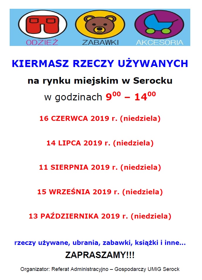 Kiermasze rzeczy używanych