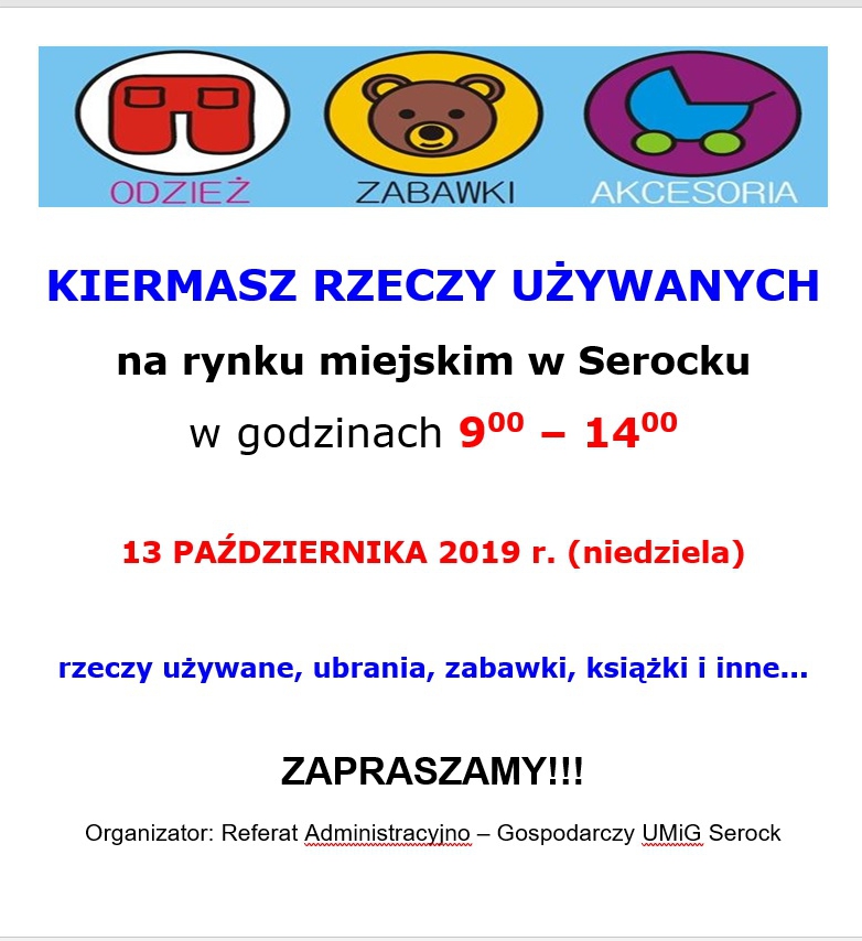 Kiermasz rzeczy używanych