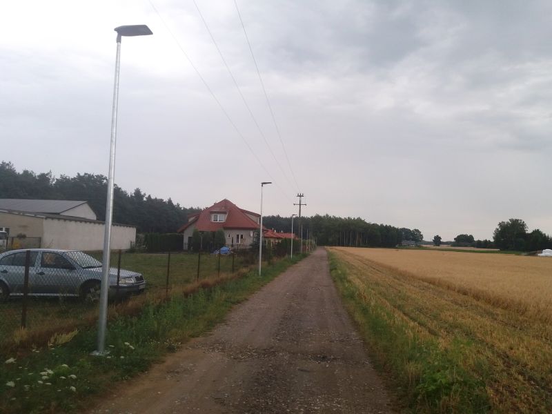 Kolejne ulice oświetlone