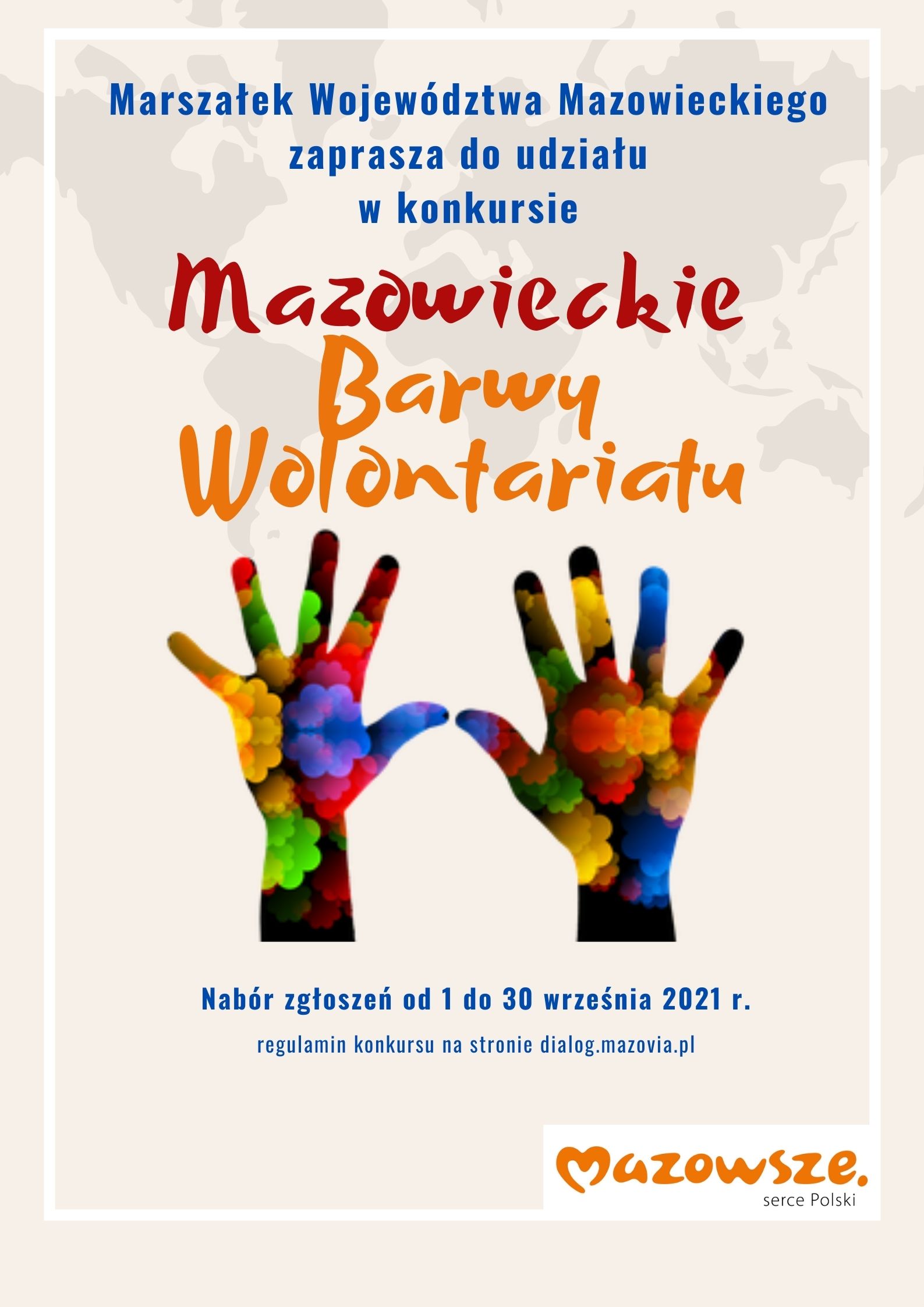 Konkurs - Mazowieckie Barwy Wolontariatu