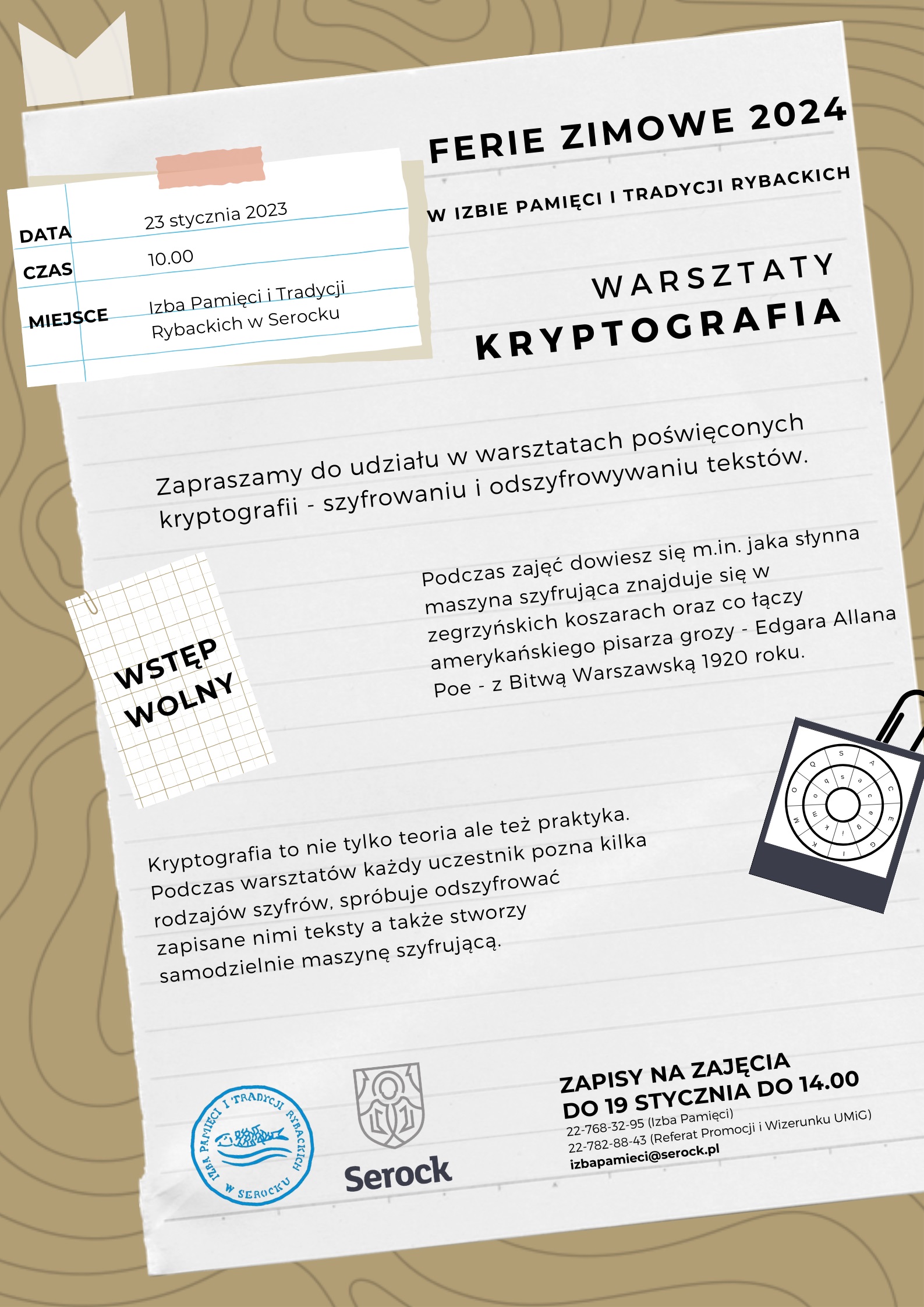 Ferie Zimowe 2024 - Kryptografia