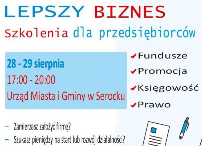 LEPSZY BIZNES - bezpłatne szkolenia dla przedsiębiorców