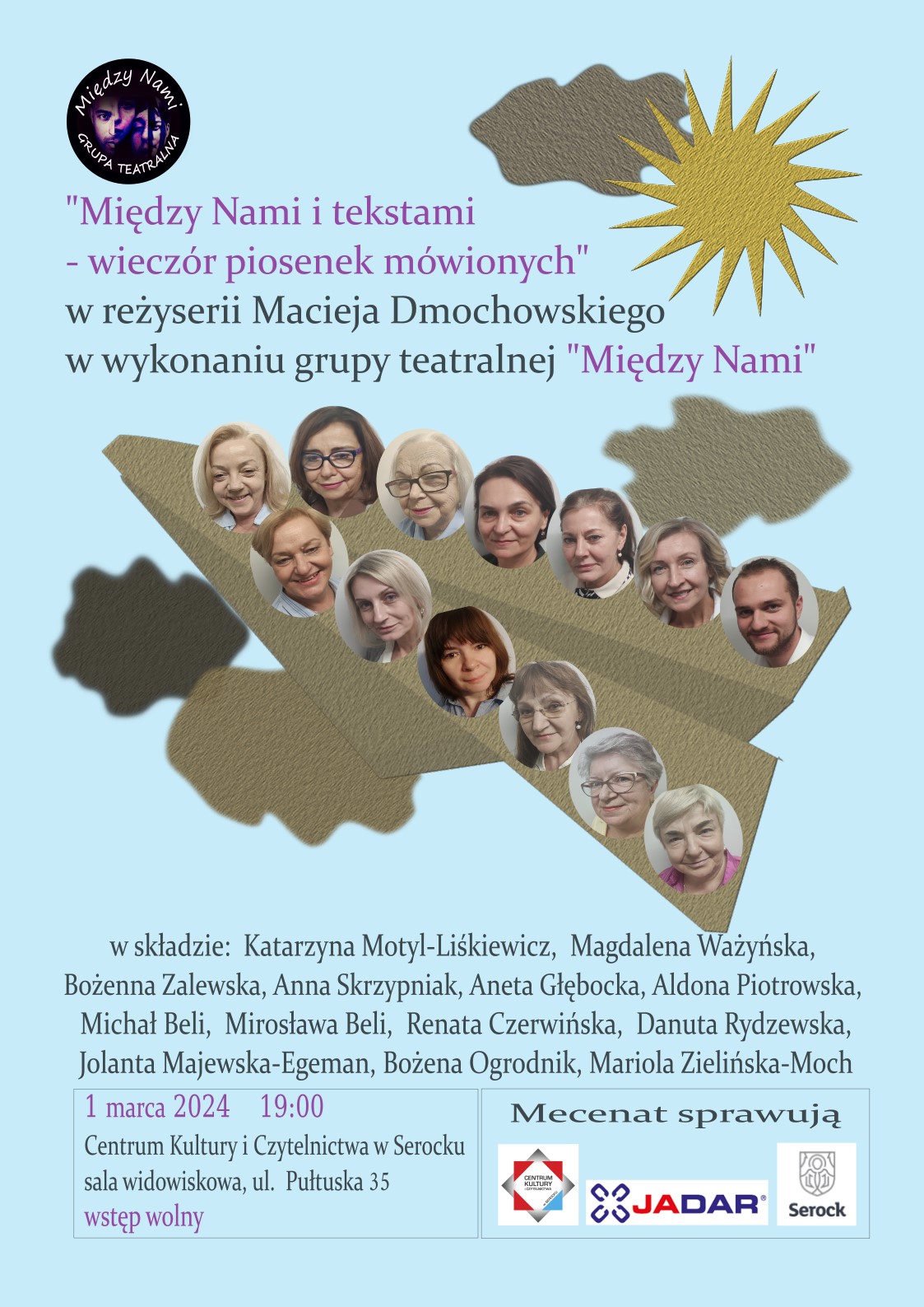 Między Nami i tekstami - wieczór piosenek mówionych 