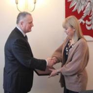 Minister Rozwoju Regionalnego Elżbieta Bieńkowska w Serocku
