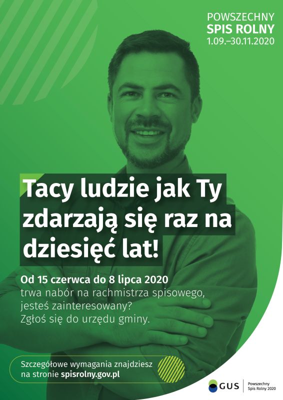 Nabór kandydatów na rachmistrzów terenowych
