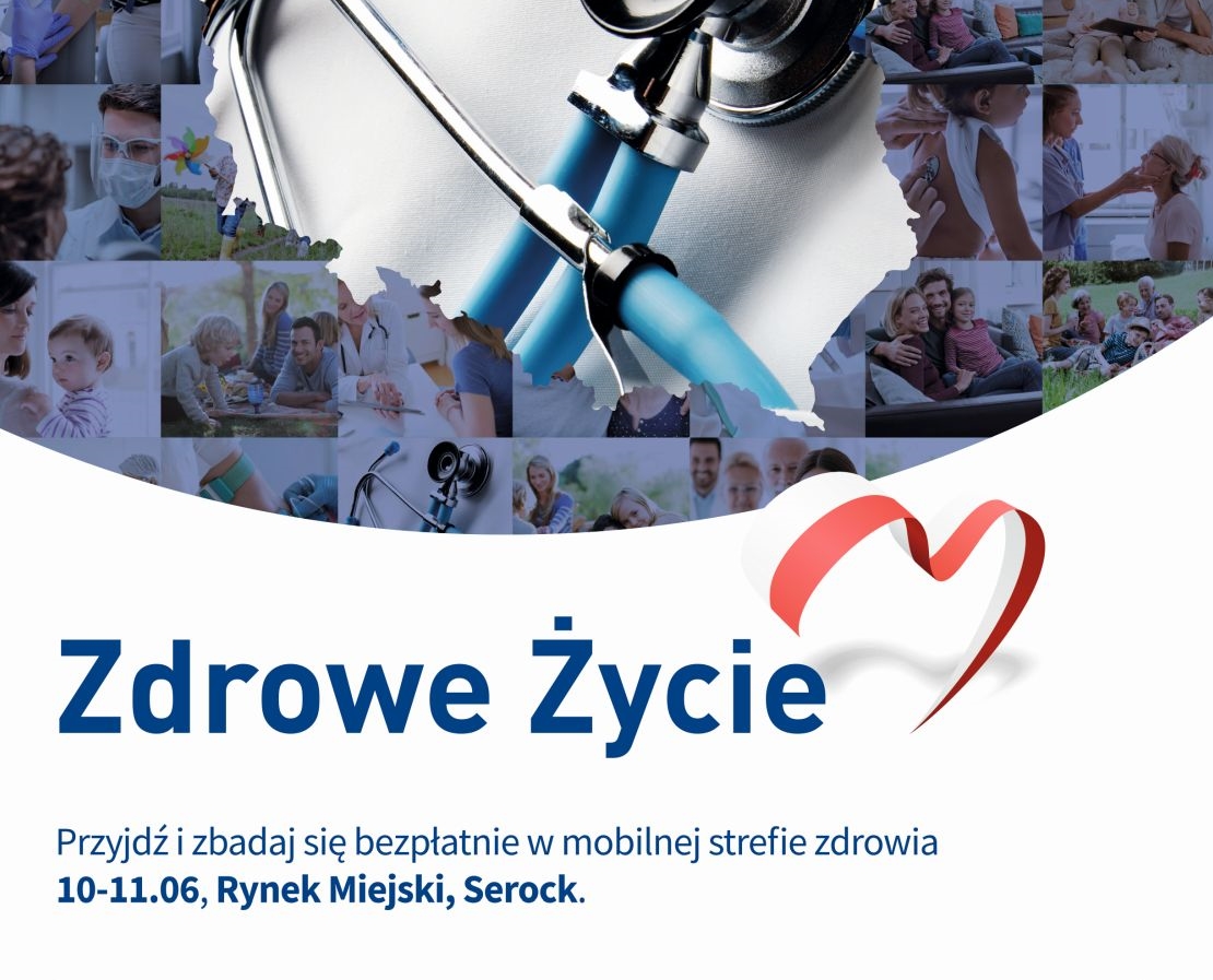 Strefa zdrowia w weekend na serockim rynku! Przebadaj się bezpłstnie u specjalistów