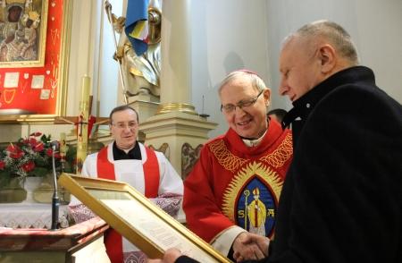 Przekazanie dekretu papieskiego mieszkańcom Serocka oraz otwarcie Izby Pamięci i Tradycji Rybackich