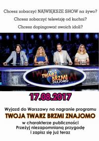 Chcesz wziąć udział w nagraniu programu "Twoja twarz brzmi znajomo"?