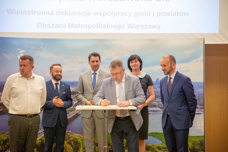 Wielostronna deklaracja współpracy gmin i powiatów Obszaru Metropolitalnego Warszawy