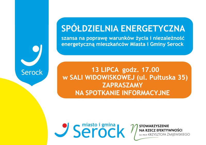 Spotkanie informacyjne w sprawie spółdzielni energetycznej już w poniedziałek!