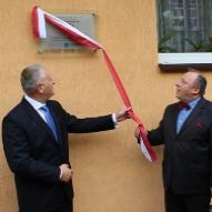 Odsłonięcie pamiątkowej tablicy na budynku przy ul. Farnej