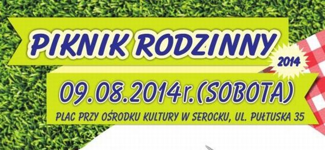 Piknik rodzinny - zapraszamy