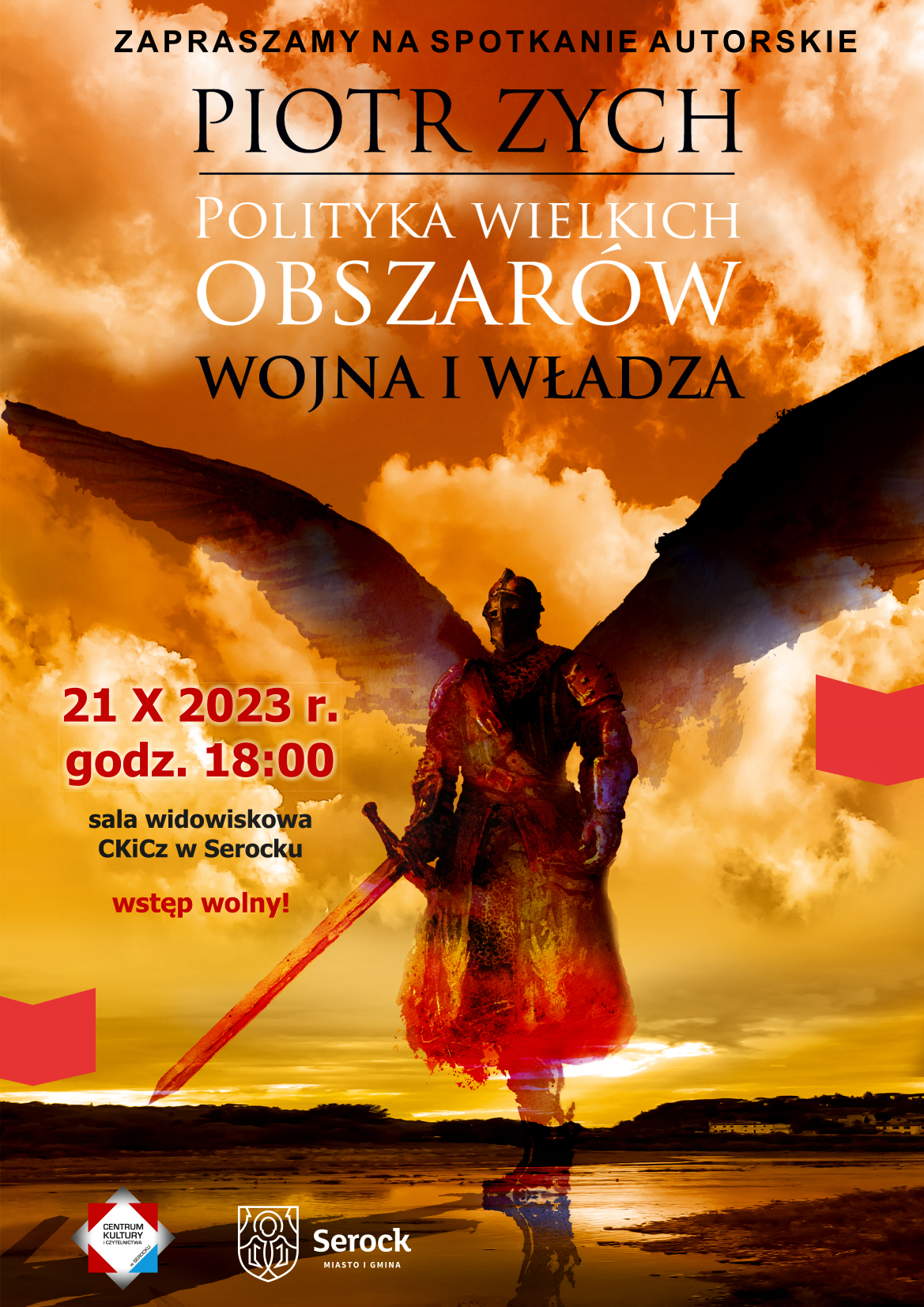 Spotkanie autorskie: Piotr Zych - Polityka Wielkich obszarów. Wojna i władza