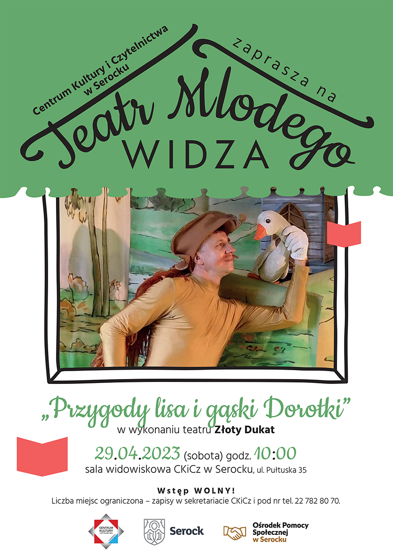 Plakat przedstawiający spektakl