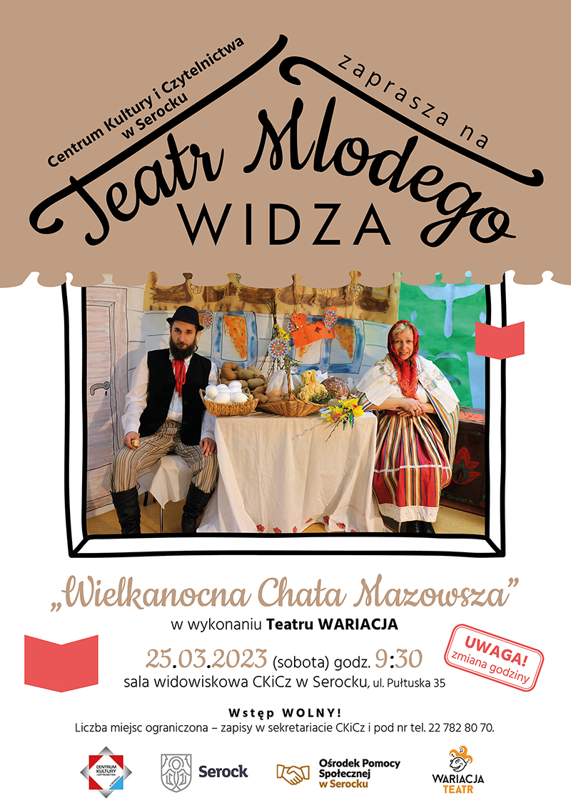 Plakat przedstawiający spektakl