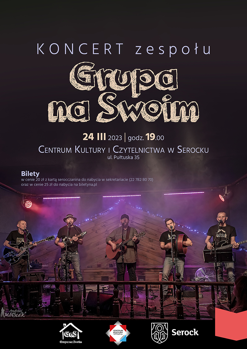 Plakat przedstawia koncert zespołu 