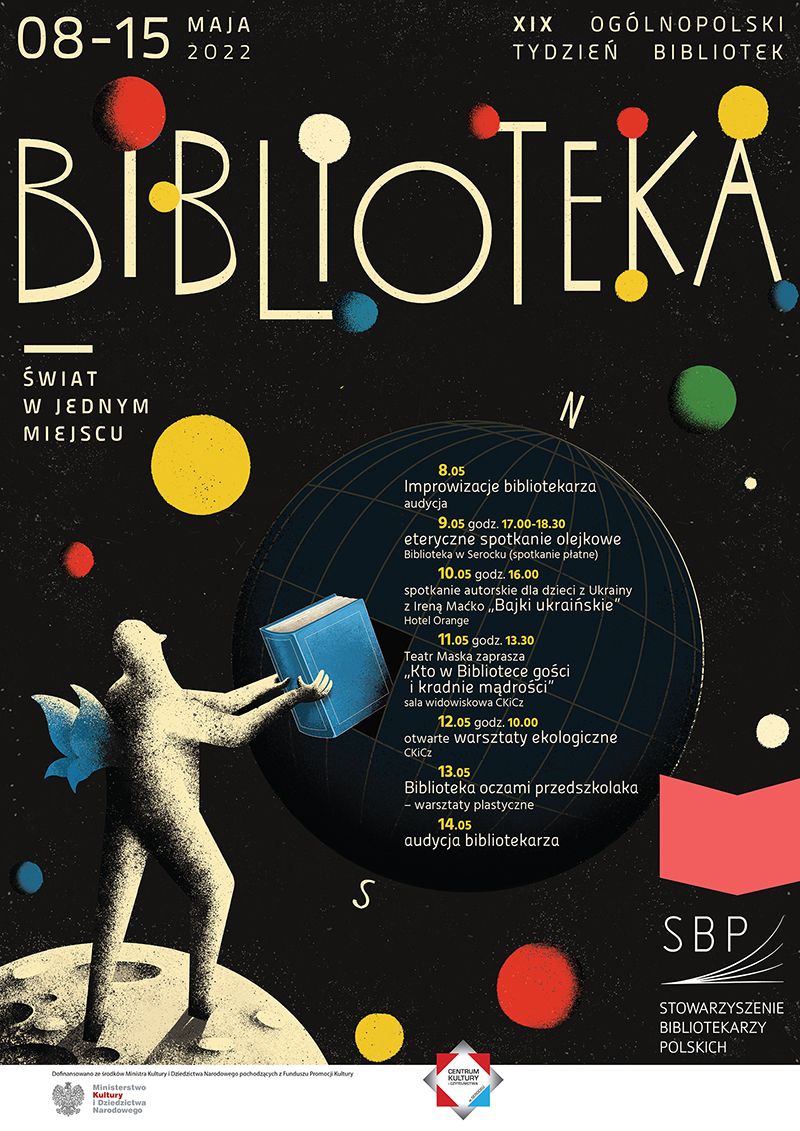 plakat tydzień bibliotek