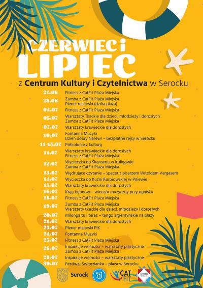 plakat wakacyjny