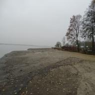 Prace na plaży w Serocku
