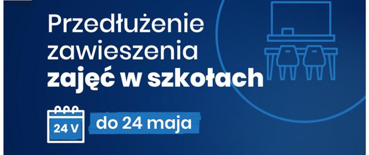 Przedłużenie zawieszenia zajęć w szkołach