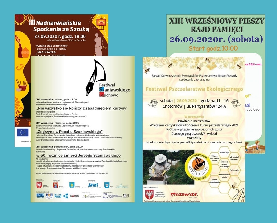 Przedsięwzięcia w weekend 26-27 września