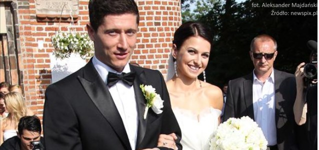 Robert Lewandowski - gwiazda Borussi Dortmund wziął ślub w Serocku