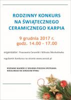 Rodzinny konkurs na ceramicznego karpia