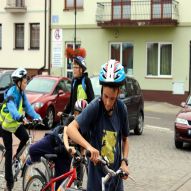 Rowerzyści z wizytą w Serocku