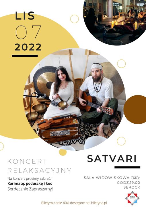 Satvari - koncert relaksacyjny